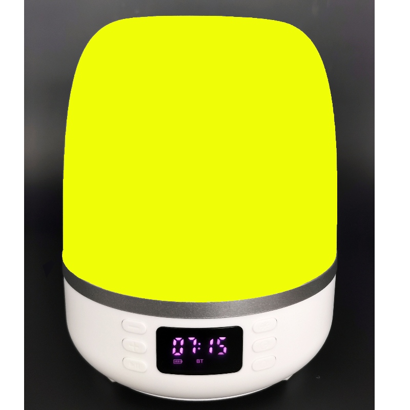 FB-BSK5 Bluetooth-kelloradio-kaiutin, jossa on työpöydän lamppu, diskopallo ja projektiovalaistus